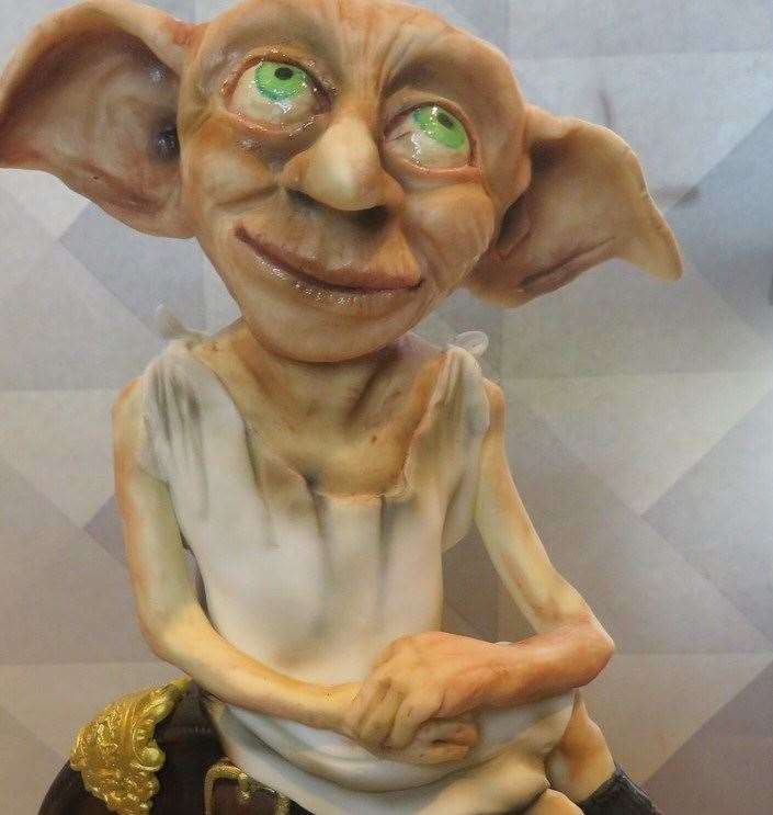 Dobby the house-elf from Harry Potter, as a cake