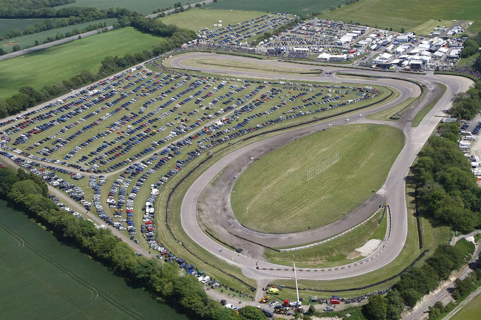 A packed Lydden Hill during the FIA World Rallycross Championship round in May 2014. Picture: Matt Bristow