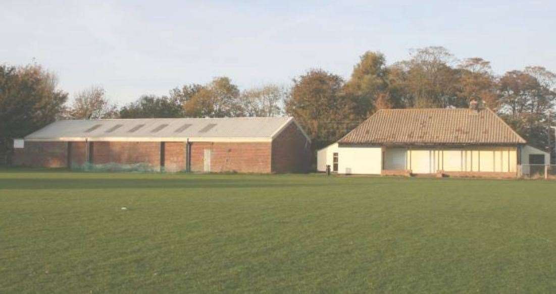 The existing club rooms and changing facilities in New Romney. Picture: Hollaway