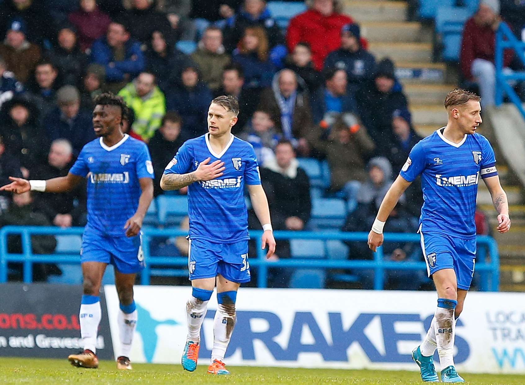 Gills were forced to chase the game after going 1-0 down in the 13th minute Picture: Andy Jones