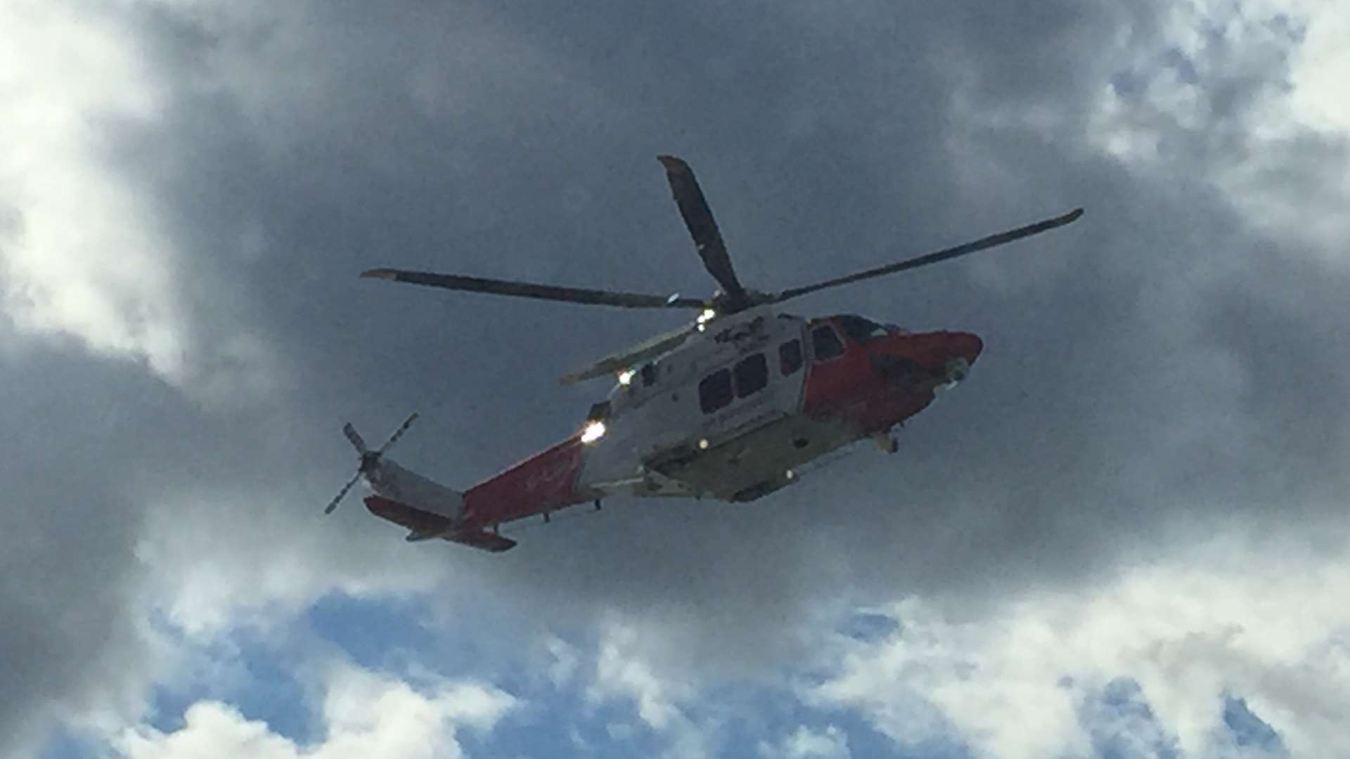 The Coastguard helicopter has been scrambled. Library image.