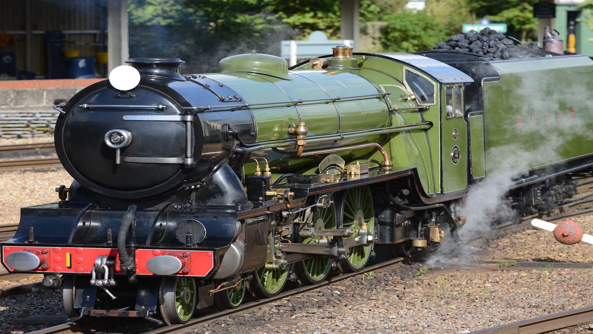 90th birthday celebrations of two of the railway's loco's, Green Goddess and Northern Chief