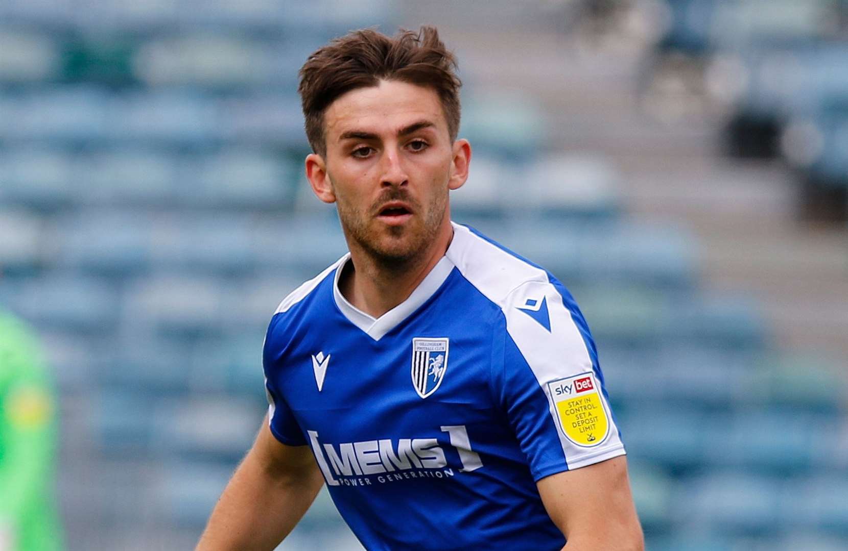 Robbie McKenzie made his first start of the season at right-back for Gills. Picture: Andy Jones. (50322611)