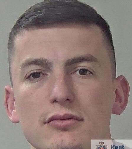 Eglant Lleshi has been added to Kent Police's most wanted list in connection with an incident at Blue Bell Hill