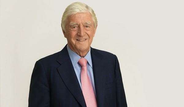 Sir Michael Parkinson will be at the Tunbridge Wells Literary Festival for its second year. Picture: Niall McDiarmid