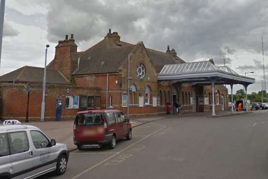 Police were called to Herne Bay train station
