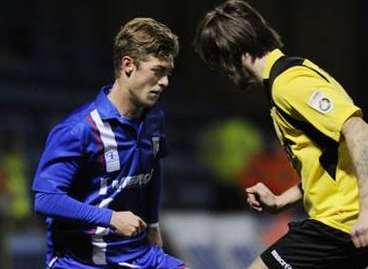 Gillingham youngster Charlie Webster Picture: Barry Goodwin