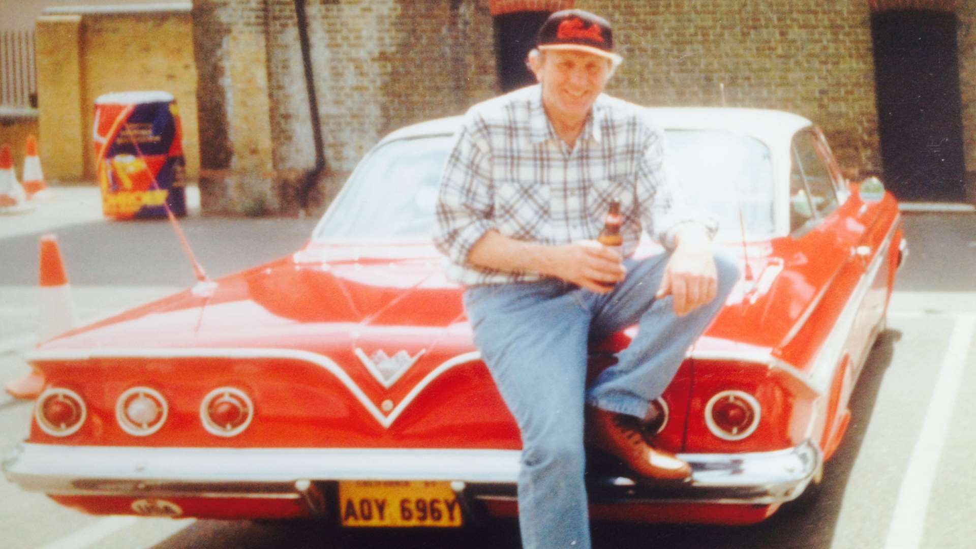 Mick Hearn with his Chevrolet Impala