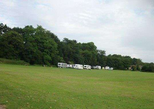 Caravans at Beverley Meadow. Picture: Danny Gifford (2574652)