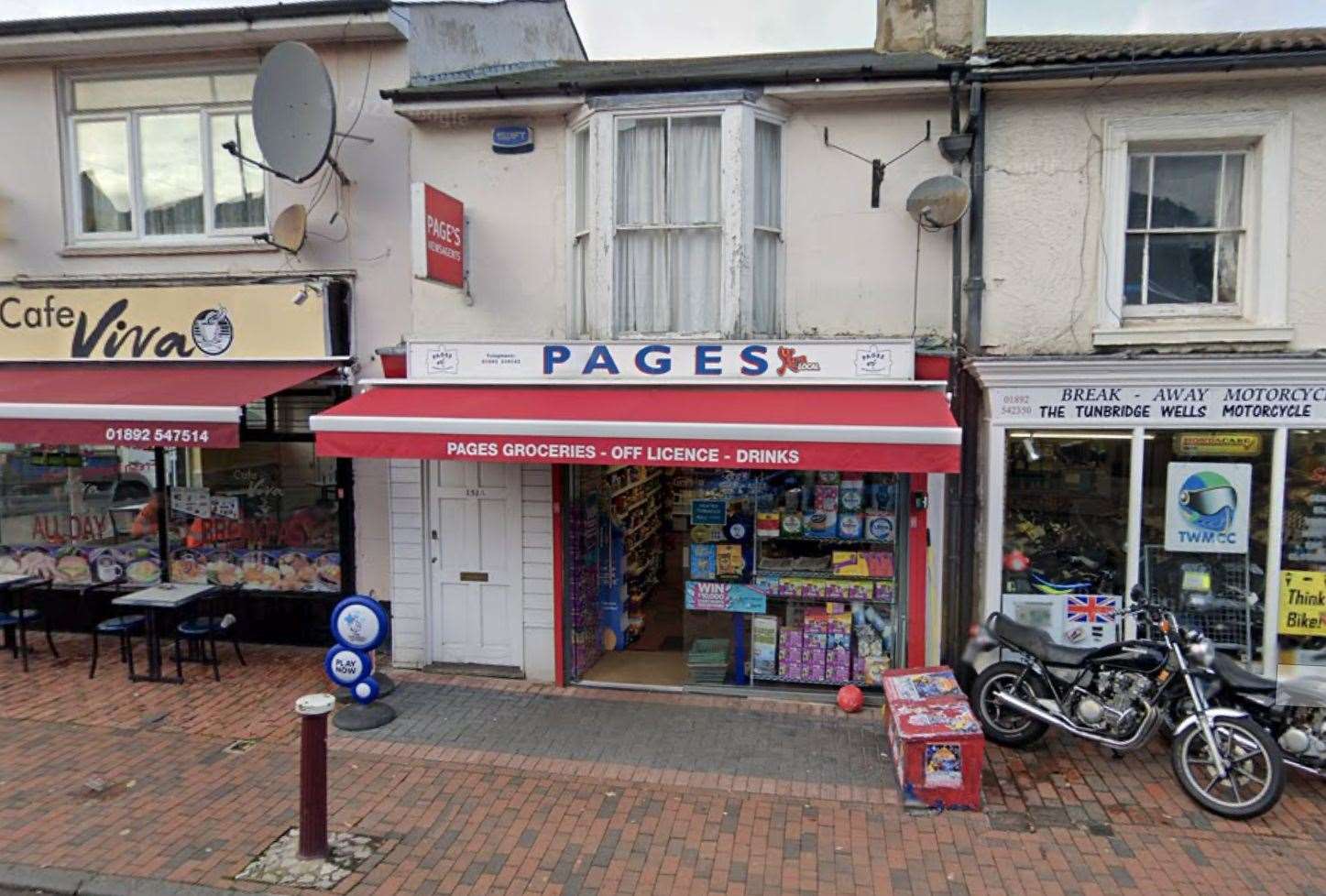The winning scratchcard was bought at Pages Newsagent's in Camden Road. Picture: Google