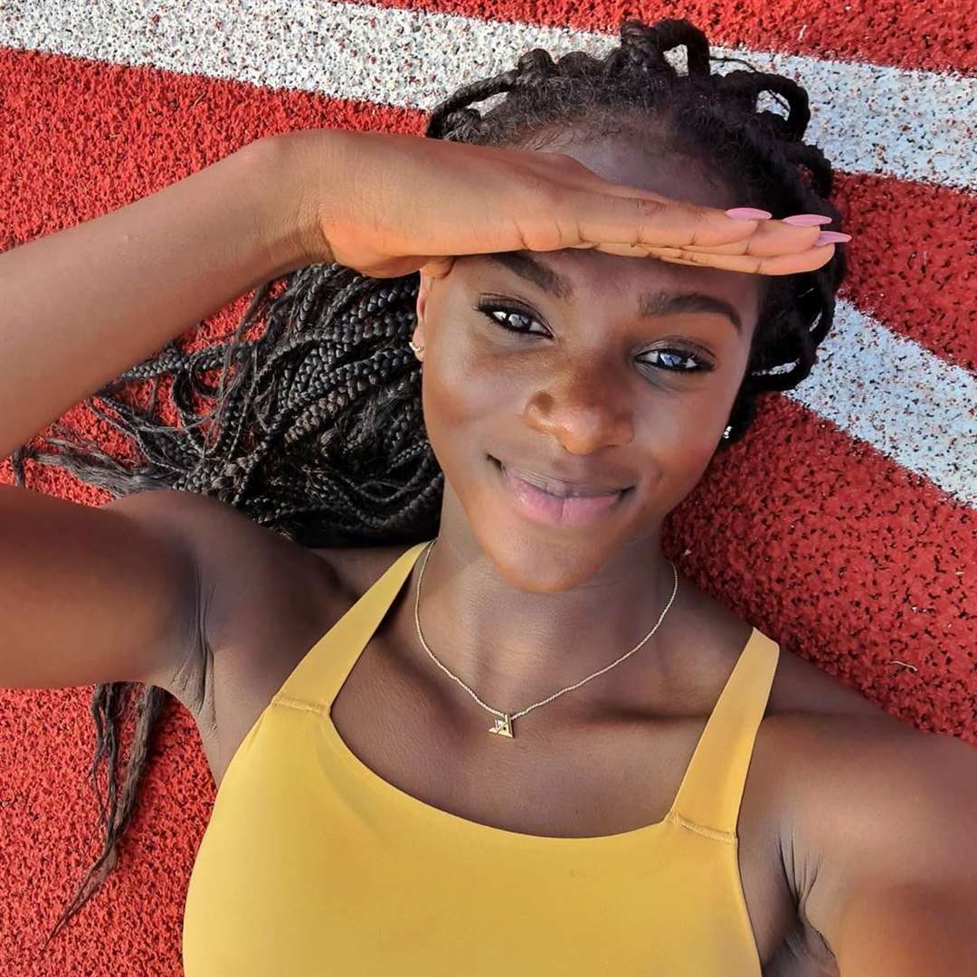 Dina Asher-Smith. Picture: Dina Asher-Smith / Twitter