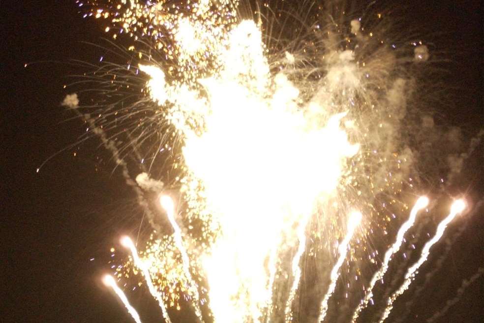 Tonight's firework display in Broadstairs has been cancelled.