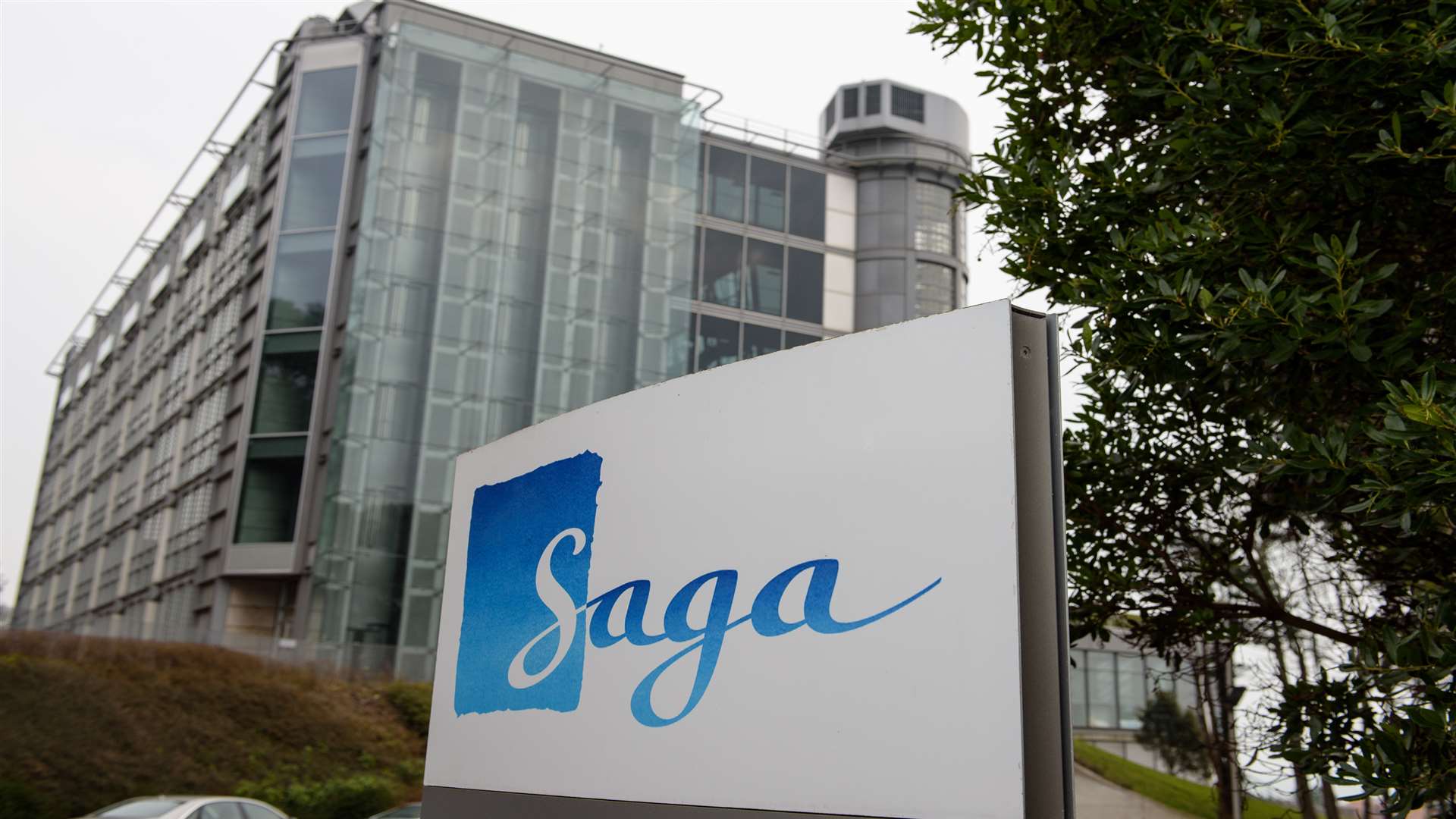 Saga's offices in Sandgate, near Folkestone