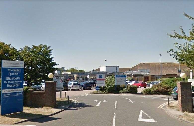 Jade was treated at the QEQM Hospital in Margate. Picture: Google Street View