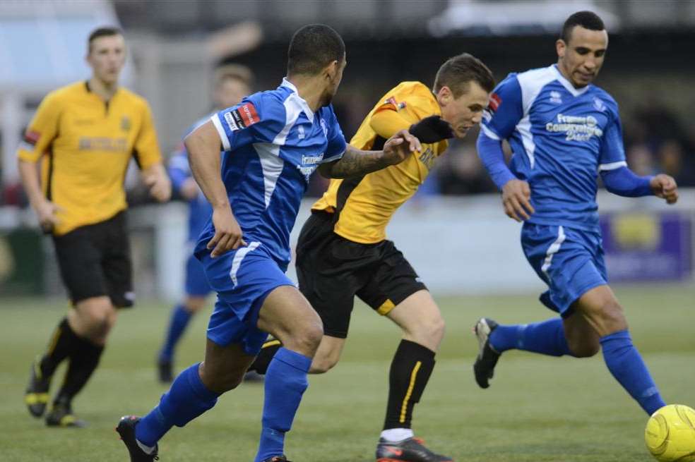 Maidstone find themselves crowded out by Bury Town
