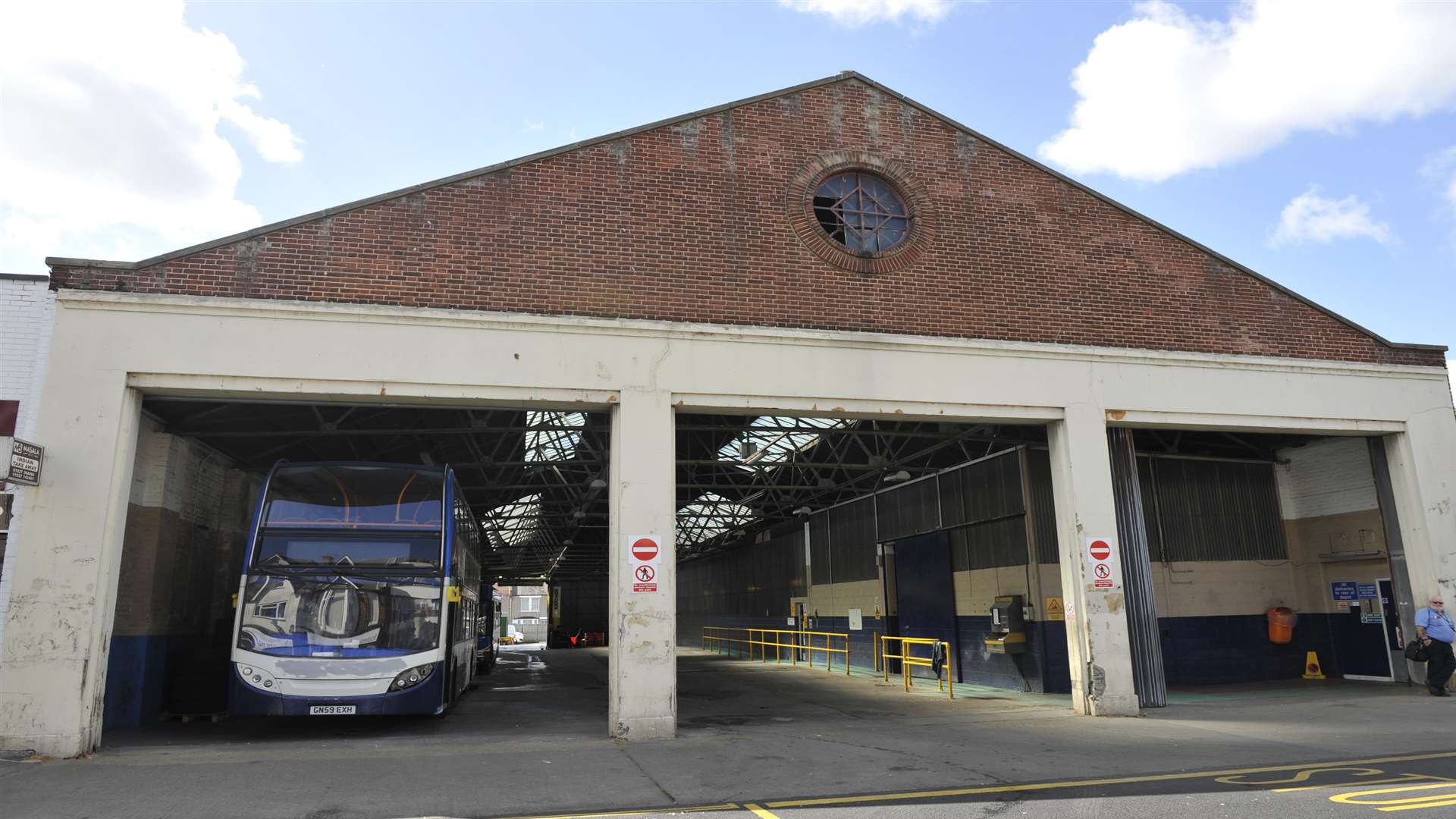 The bus depot has been in the High Street since 1916