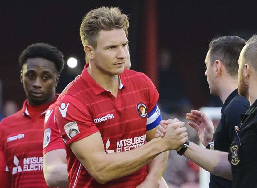 Dave Winfield will captain Ebbsfleet against Maidenhead on Saturday Picture: Andy Payton