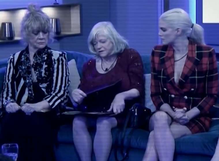 Viewers are wondering why Ann Widdecombe was carrying a handbag during nominations.
