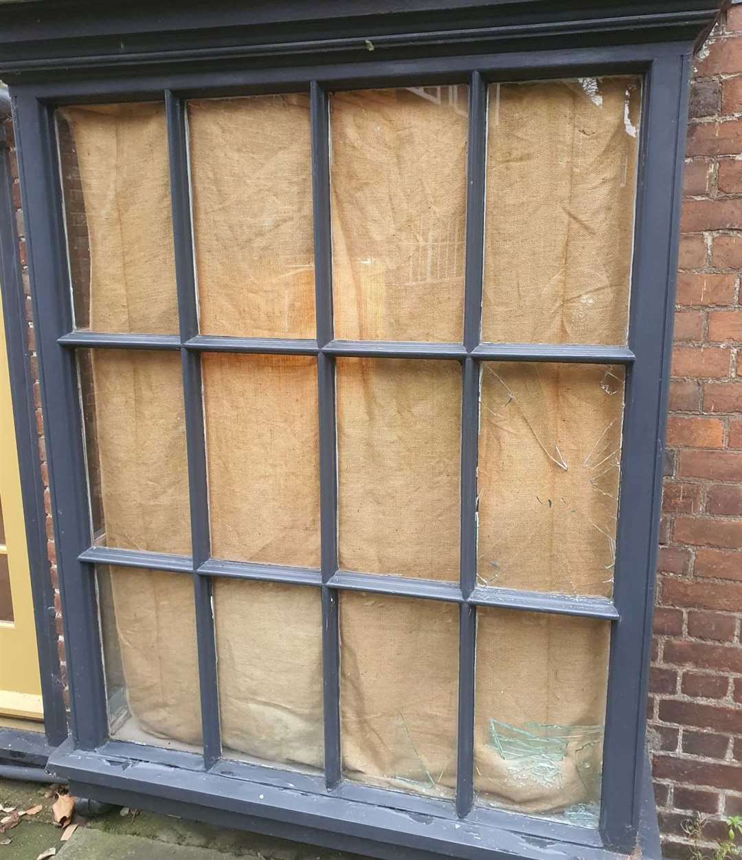 The single pane of glass will cost £200 to fix. Picture: Tara Louise McCarraher