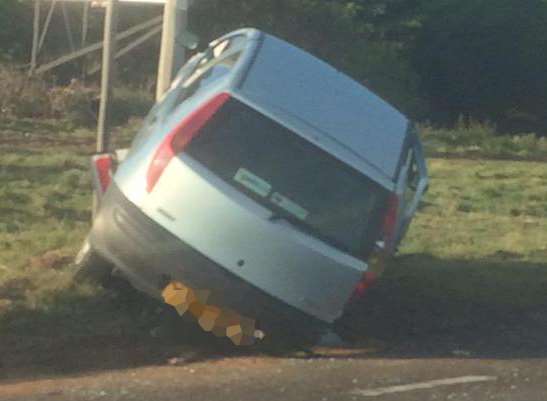 The crash on the Thanet Way. Picture: @thegoodall