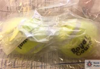 Tennis ball filled with drugs thrown into prison