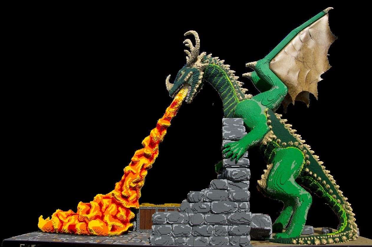 The LEGO exhibition for Easter at the Kent and East Sussex Railway