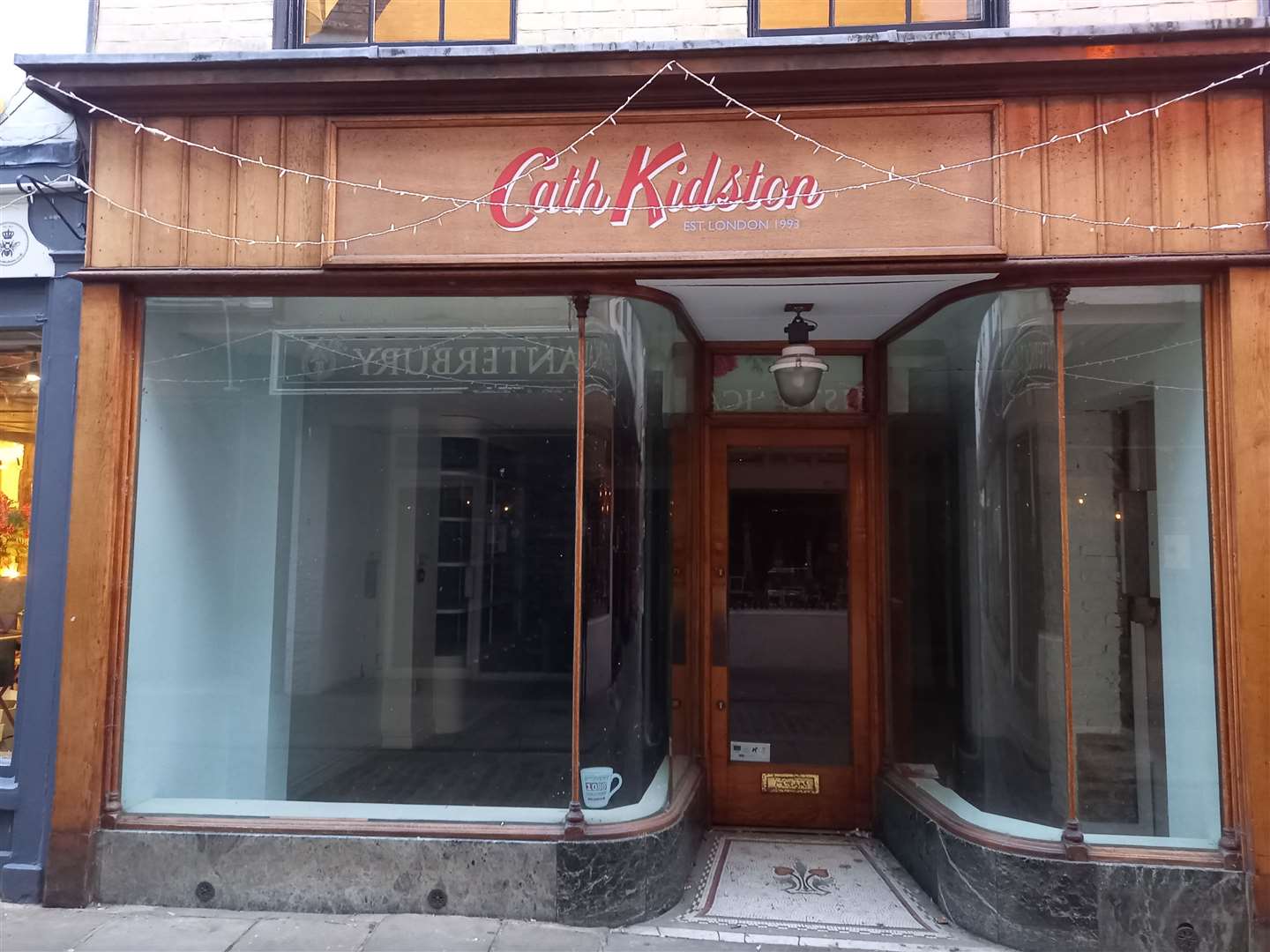 The former Cath Kidston store remains barren