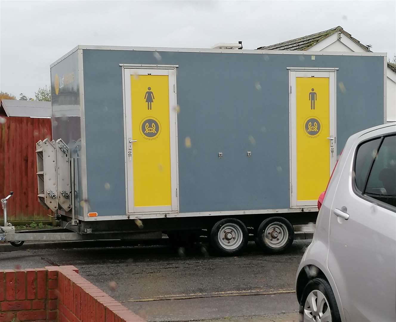 Residents say the portable toilets are "unsuitable" for elderly and vulnerable people