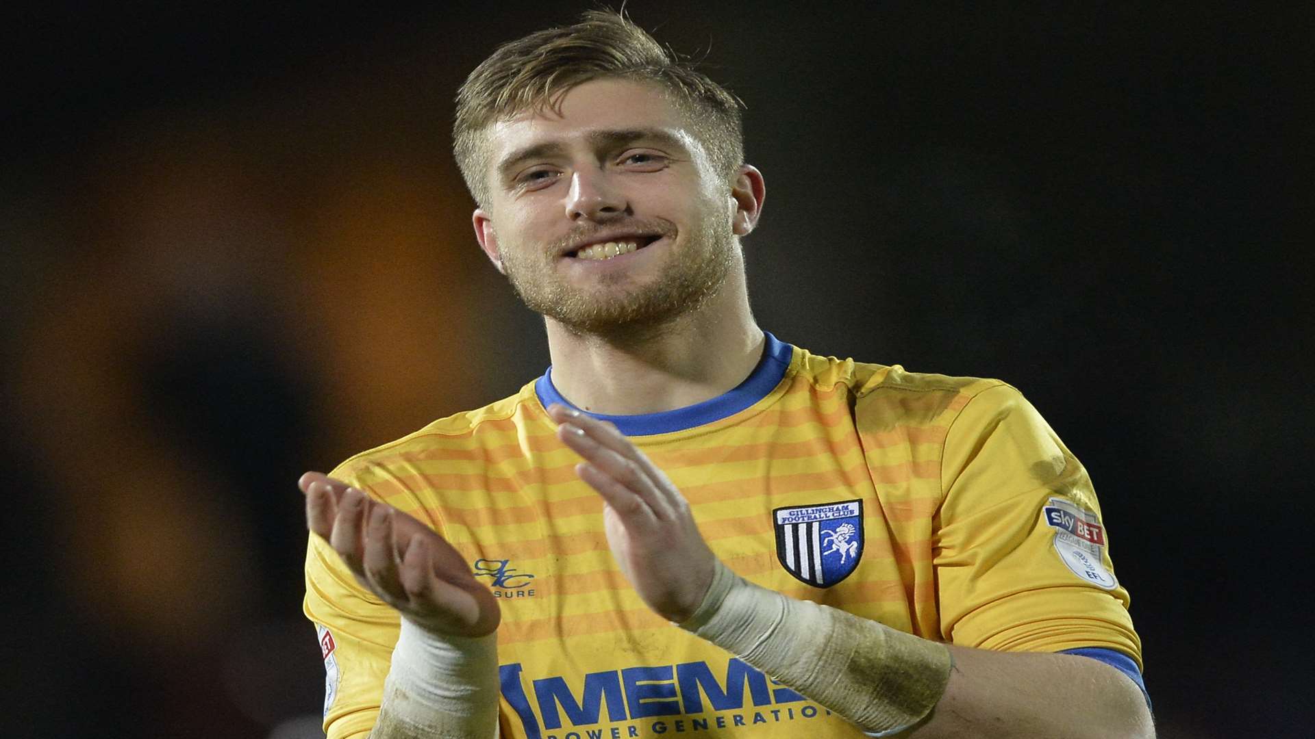 Gills keeper Tomas Holy is delighted with another three points Picture: Ady Kerry