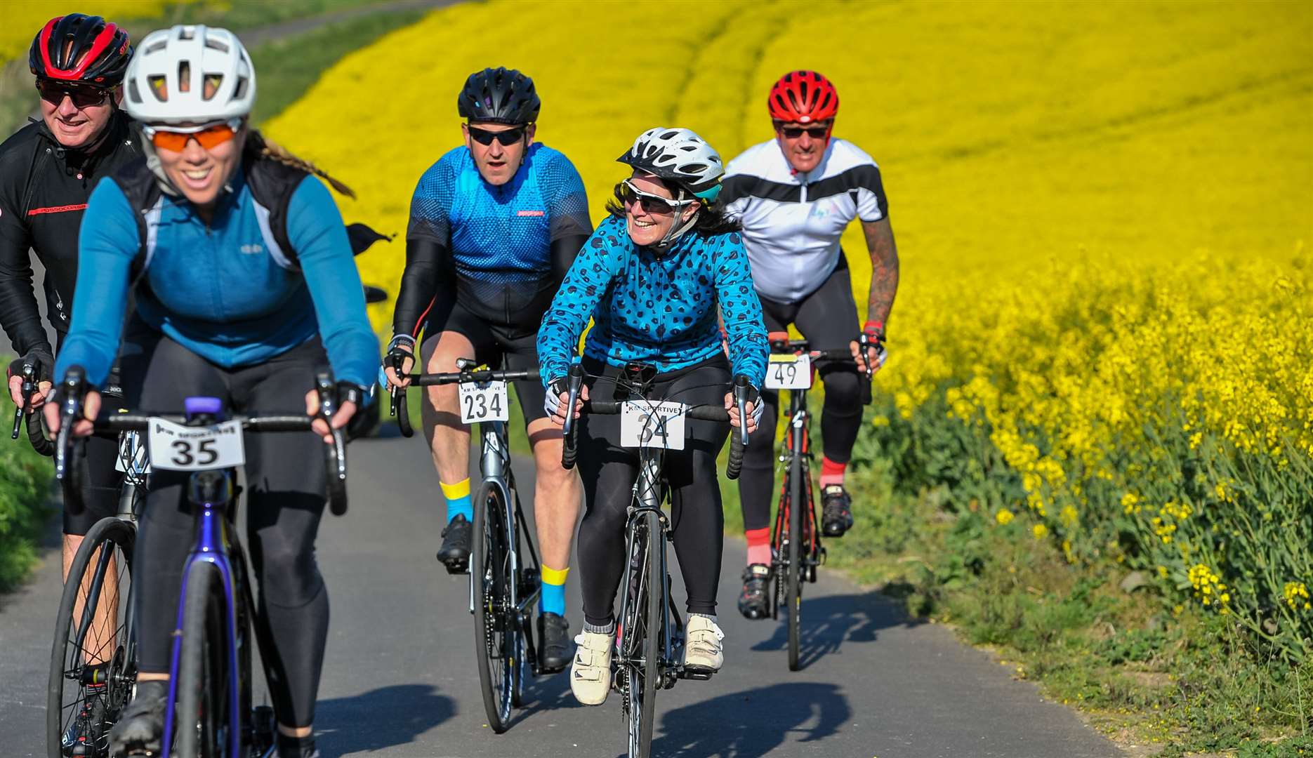 The Big East Kent Bike Ride took place this April from Betteshanger Park in Deal. Picture: KM Charity Team