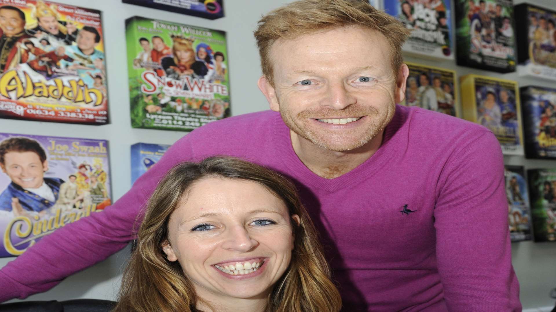 Paul Hendy and Emily Wood, producers of the Marlowe Theatre panto Picture: Tony Flashman