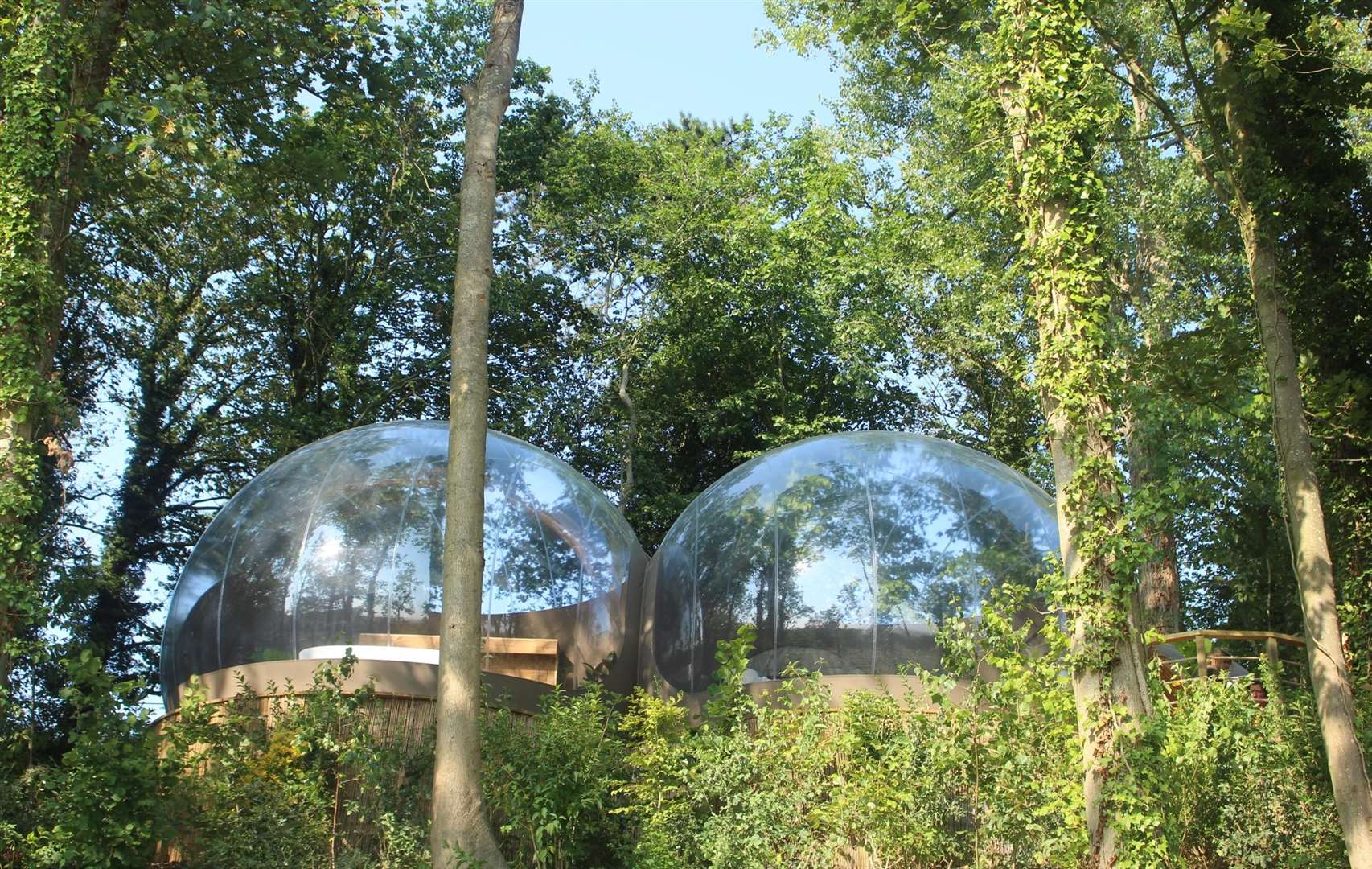 The Bubble retreat at Port Lympne