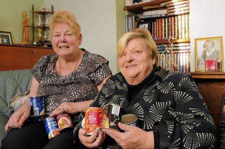 Crisis at Christmas organisers Betty Boswell, left, and Carol Wraight
