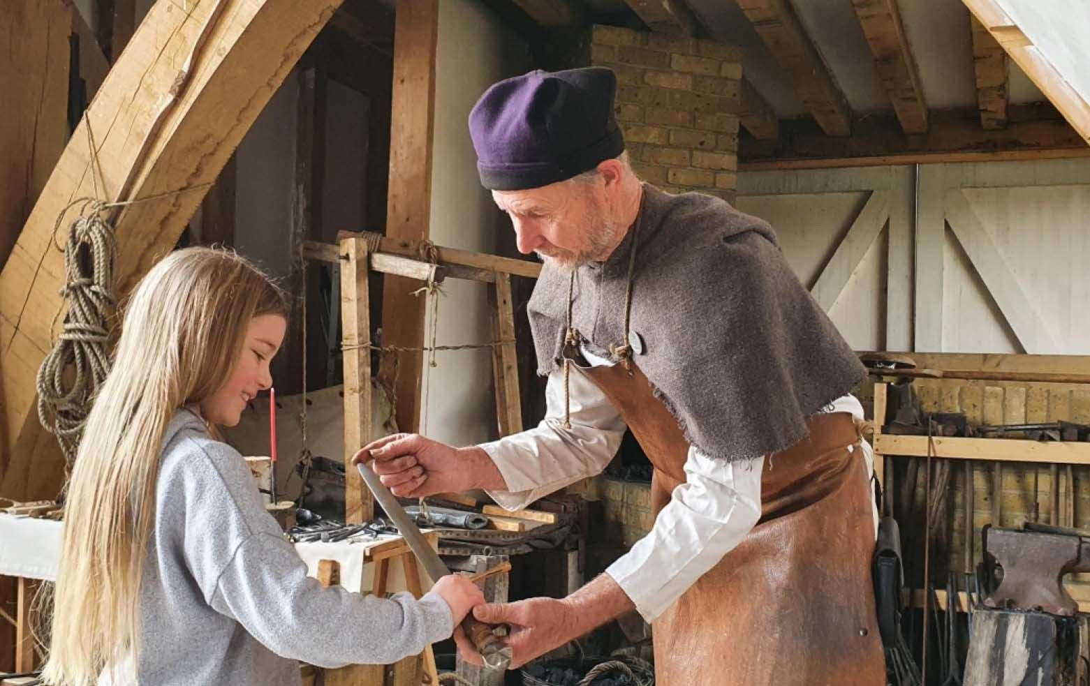 Join in with medieval crafts such as blacksmithing and calligraphy. Picture: Heritage Open Days
