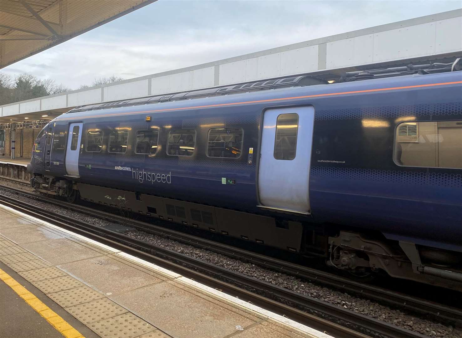 Train services cannot run between Dover Priory and Folkestone Central