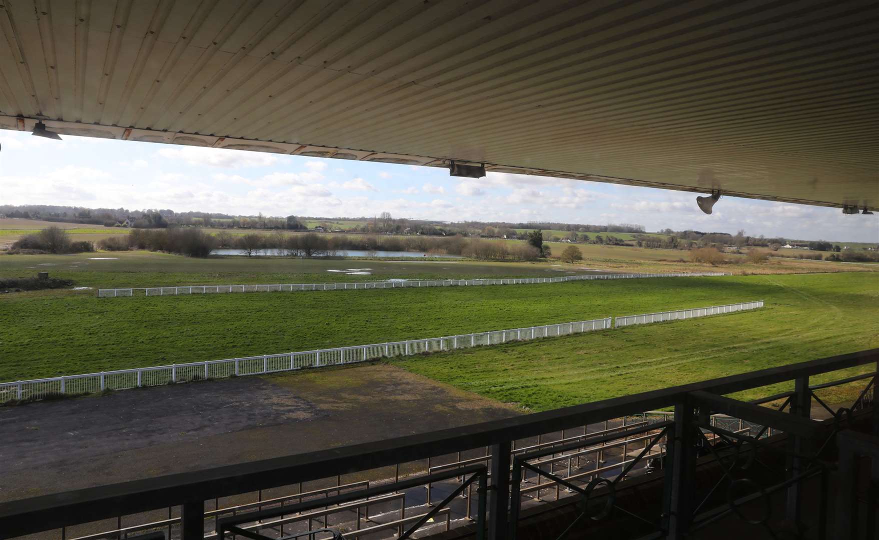 The view from the main stand, taken in March this year. Picture: Andy Jones
