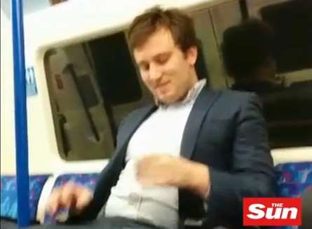 In a video passed to The Sun newspaper, Mr Osborne was film allegedly taking cocaine. Picture: The Sun
