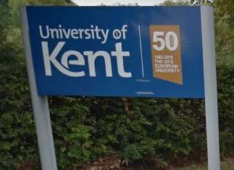 Ibrahim Sheikh was a student at the University of Kent. Picture: Google Streetview.