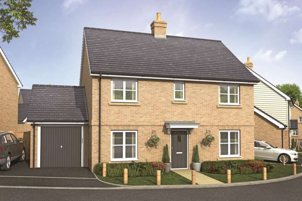 Taylor Wimpey's development at Marigold Way, Barming