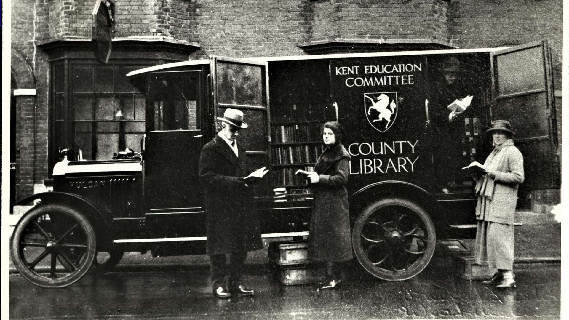 The very first KCC library van