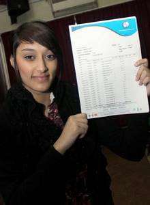 Protiba Islam has been awarded an A* instead of an A at The Isle of Sheppey Academy