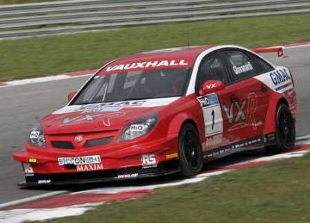 Reigning champion Fabrizio R Giovanardi in action during testing at Brands. Picture: Peter Still
