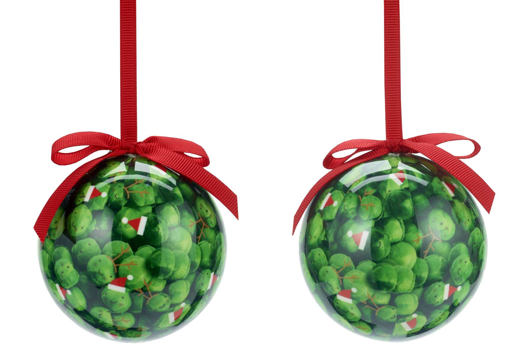 Everyone will love sprouts this year, thanks to these super baubles from Paperchase. They cost £7 for four.