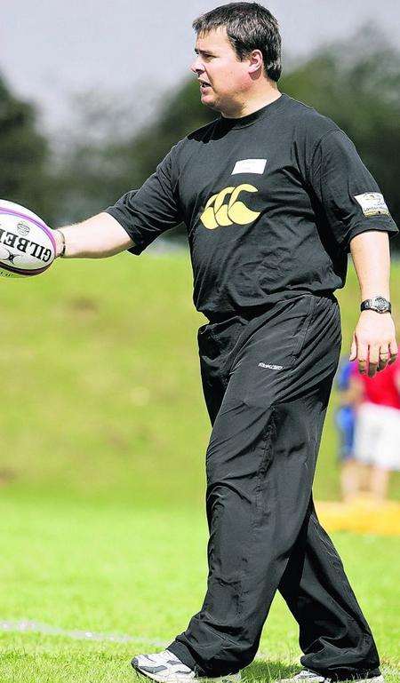 Ashford Rugby Club coach Dai Fussell