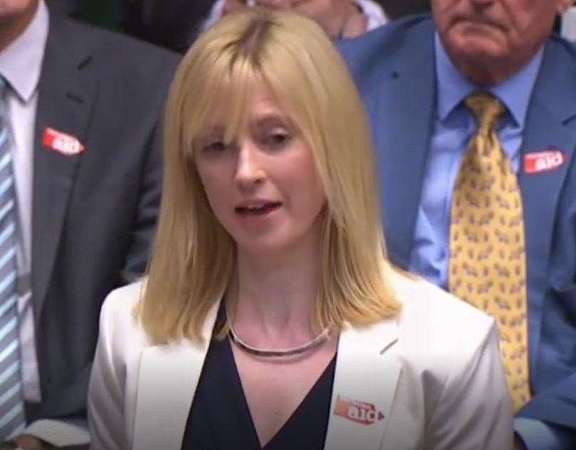Rosie Duffield says the first time she went to Parliament was “mad”. Picture: Parliament TV