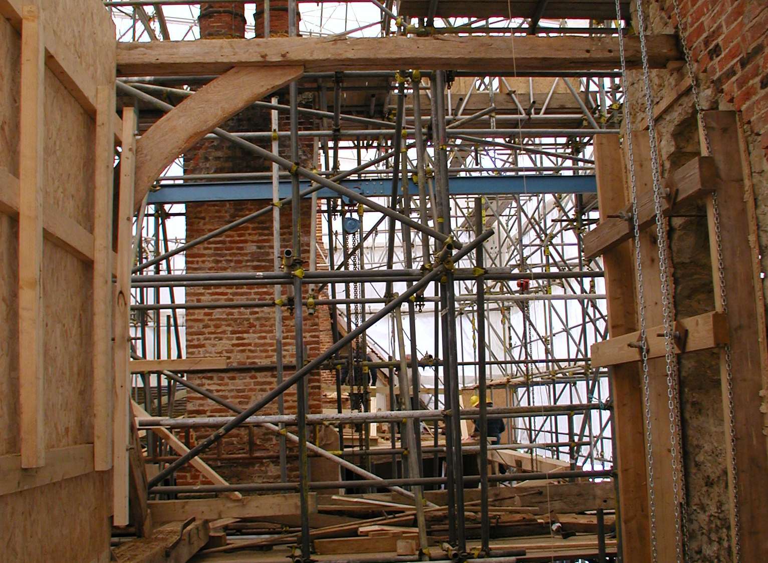 Work to the south east quarter of Ightham Mote took place