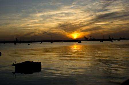 Sunset at Queenborough Creek on the Isle of Sheppey, Dave Kelly