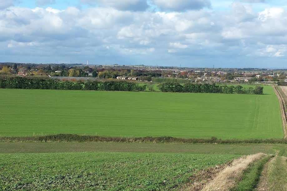 The area of land off Swanstree Avenue where the proposed homes would be built