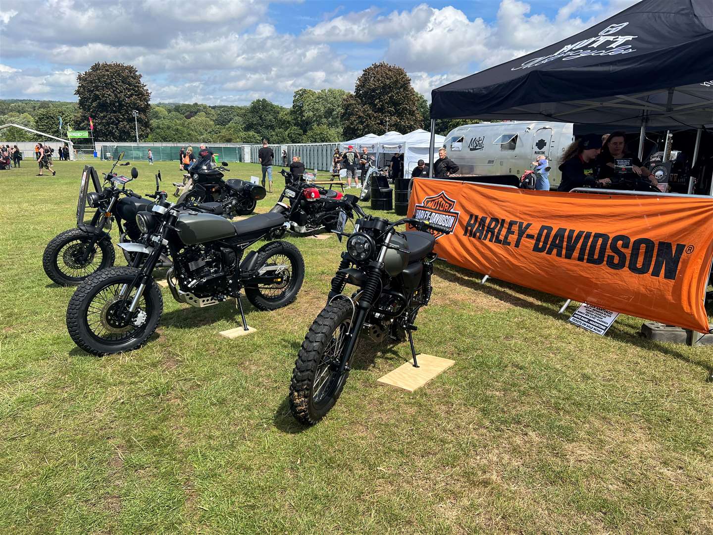 Harley-Davidson at the Maid of Stone festival. Picture: Megan Carr