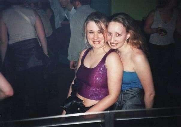 On the dance floor at Liquid Lounge in the 1990s. Picture: Hayden Parker